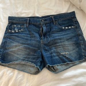 Gap cotton blue Jean cut off shorts size 30